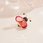 A水晶蜜蜂可爱日系小胸针胸花女高档精致防走光领口西装 闺蜜礼物