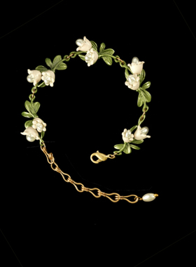 A铃兰闺蜜手链新款ins森系珍珠