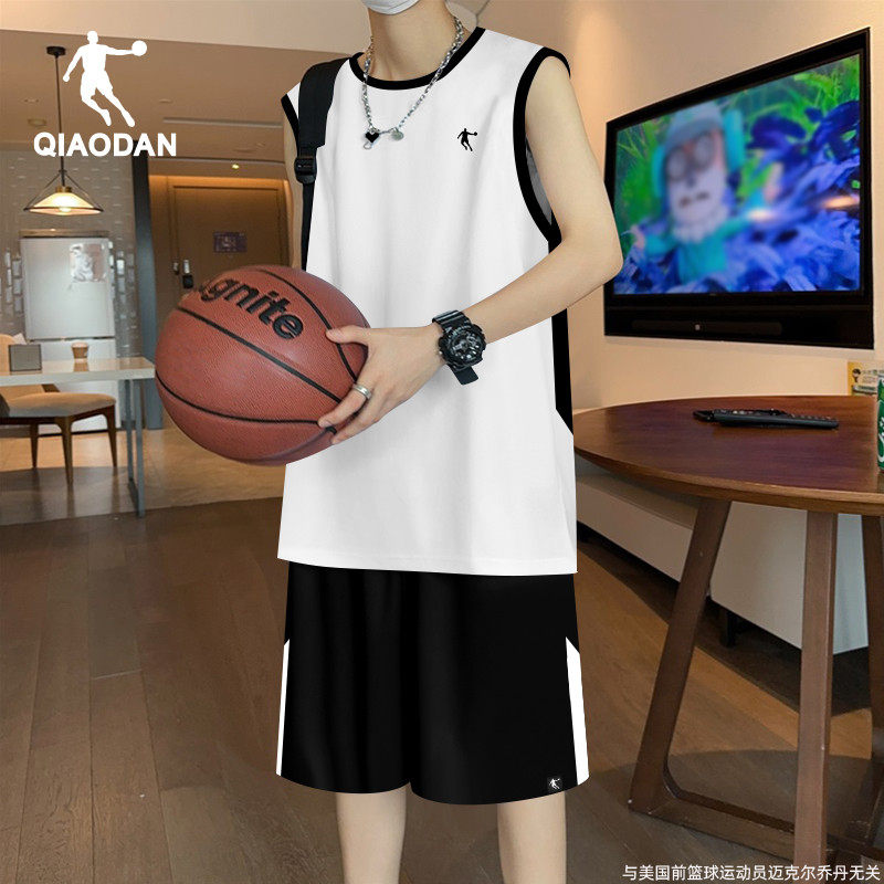 乔丹篮球服套装男2026夏季新款球衣球裤两件套可定制比赛运动服