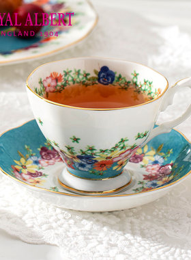 【新品】RoyalAlbert皇家阿尔伯特百年系列骨瓷咖啡杯茶杯碟套装