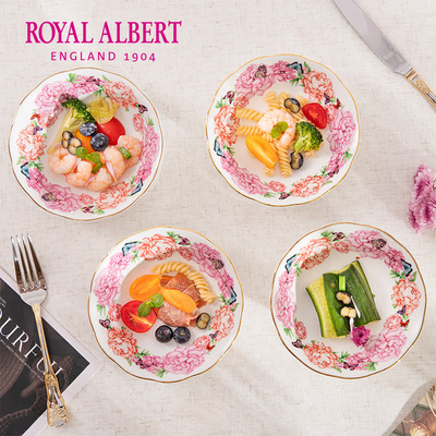 RoyalAlbert骨瓷田园风餐碗