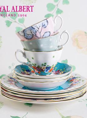 Royal Albert皇家阿尔伯特百年杯碟盘三件套英式下午茶咖啡杯新品