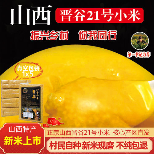 2025年晋谷21号小米新米山西特产