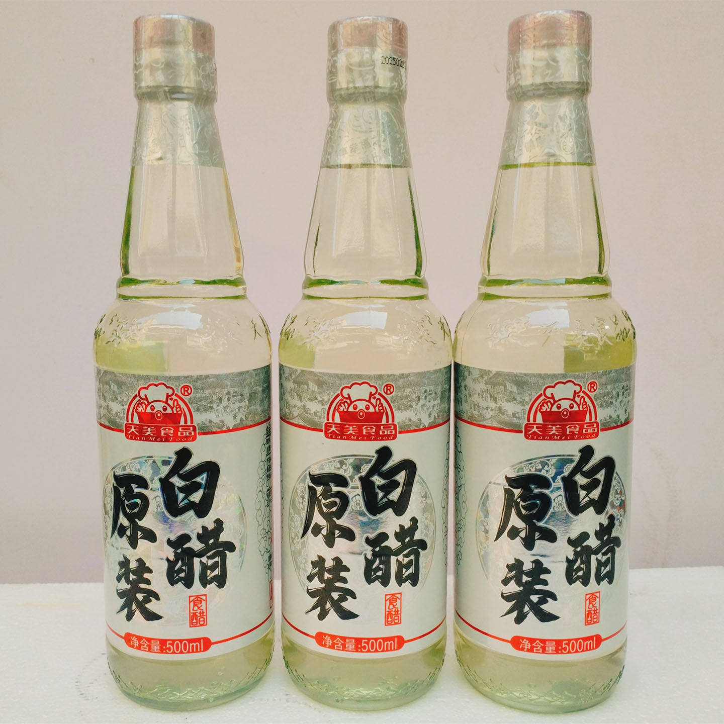 天美食品白醋500ml*3瓶家用食用酿造食醋3.5度凉拌泡罗卜调味品醋,粮油调味/速食/干货/烘焙,醋/醋制品/果醋,淘宝优惠券,粉丝福利购,淘宝优惠卷