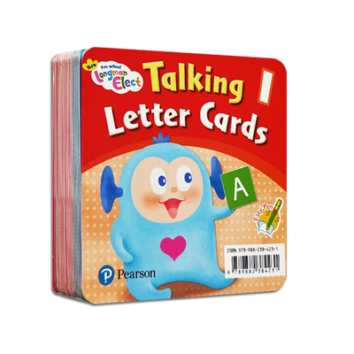 原版培生朗文幼儿英语教材 New Pre-school Longman Elect 1/2级别学生小卡单词卡字母卡3456句型卡