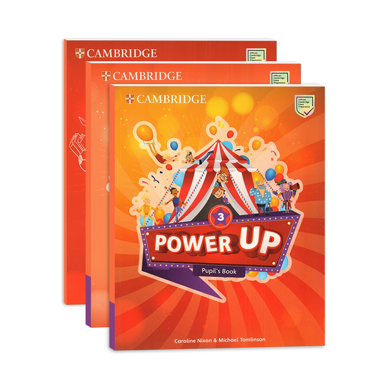 现货原版 Power Up 3级主课本练习册 剑桥少儿英语教材学生套装 powerup剑桥小学生英文书 官方等级备考考试书YLE考试剑桥词汇语法