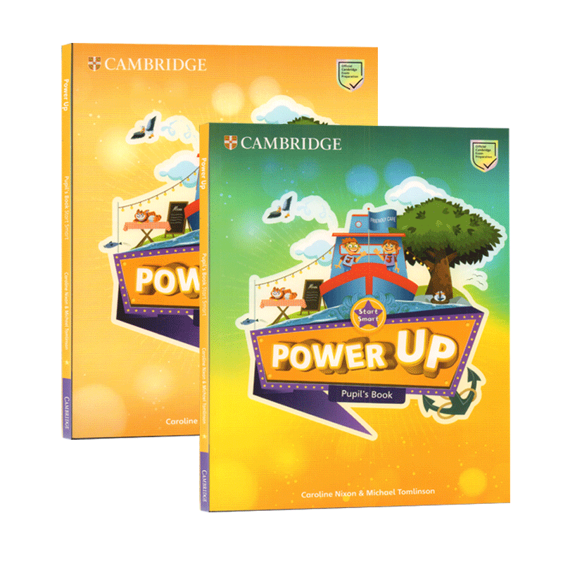 原版教材Power Up Start smart预备级主课本练习册 剑桥少儿英语入门学生书套装 剑桥小学生真题YLE考试书PET官方等级备考进口图书
