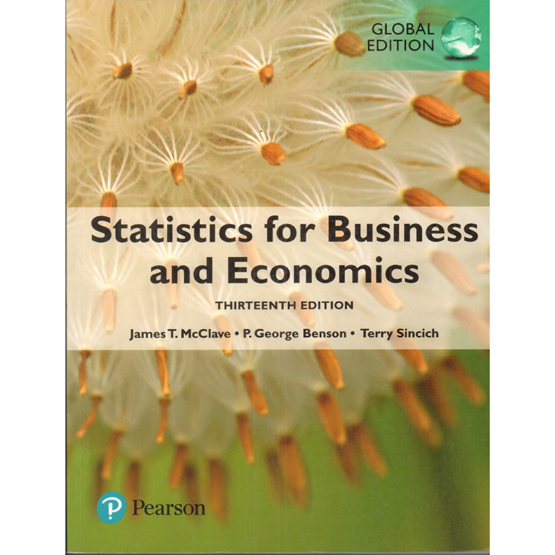 特价清仓原版进口英文书籍 Statistics for Business and Economics商业与经济学统计学第十三版