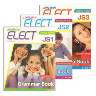 原版进口 香港朗文初中英语教材 Longman Elect JS Grammar 123级别教案含答案 Teacher's 语法教师书123