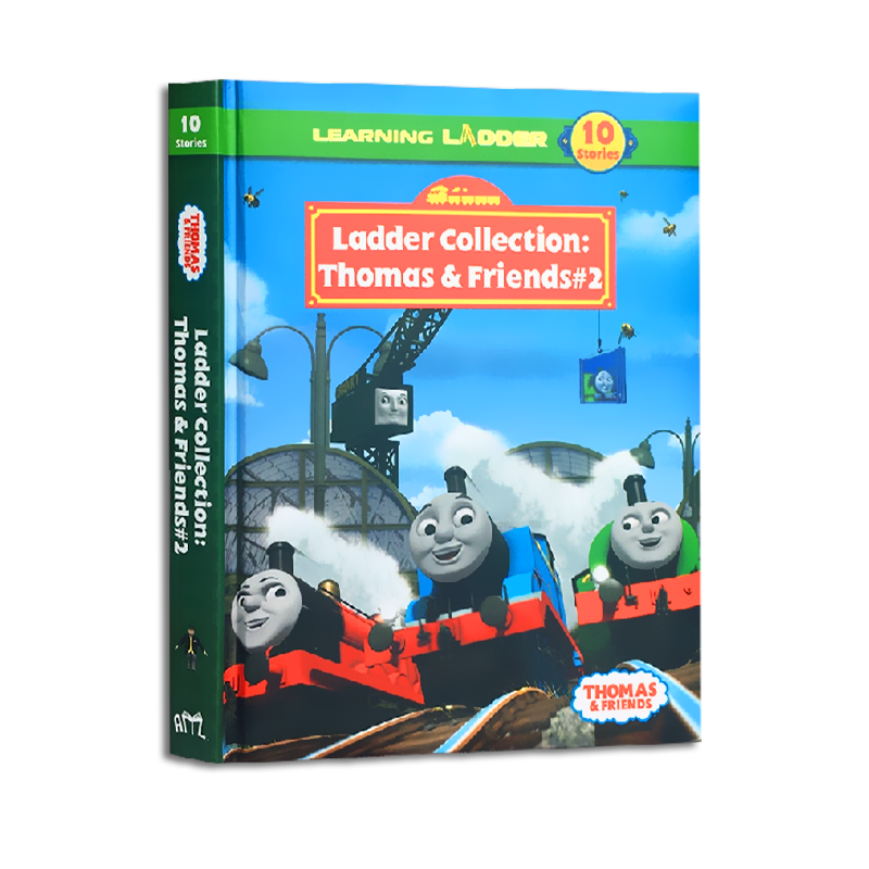 儿童英文原版绘本Thomas and Friends Learning Ladder2小火车托马斯和朋友们 第二部精装合辑 10个故事套装分级阅读 动画书籍