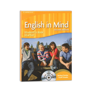 English in mind Starter 预备级剑桥KET PET考试官方备考 A1入门级主课本 英版剑桥eim教材剑桥第二版原版书籍美国中小学英语