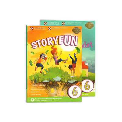 现货 原版剑桥少儿英语 YLE 三级考试书官方教材 第二版Cambridge Story fun 6级别学生用书带在线自学账号和练习册Storyfun包邮
