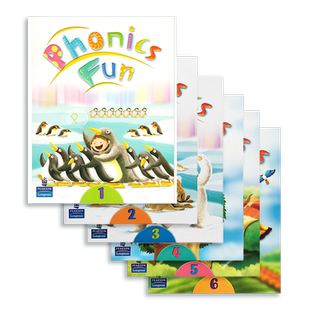 现货 longman Phonics Fun 123456 级别主课本学生套装含练习册 香港朗文少儿英语自然拼读 外国语学校自然拼读教材phonics课本