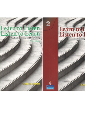 特价清仓 原版现货Learn to Listen Listen to Learn 1 2 3rd Edition Academic Listening and Note-Taking