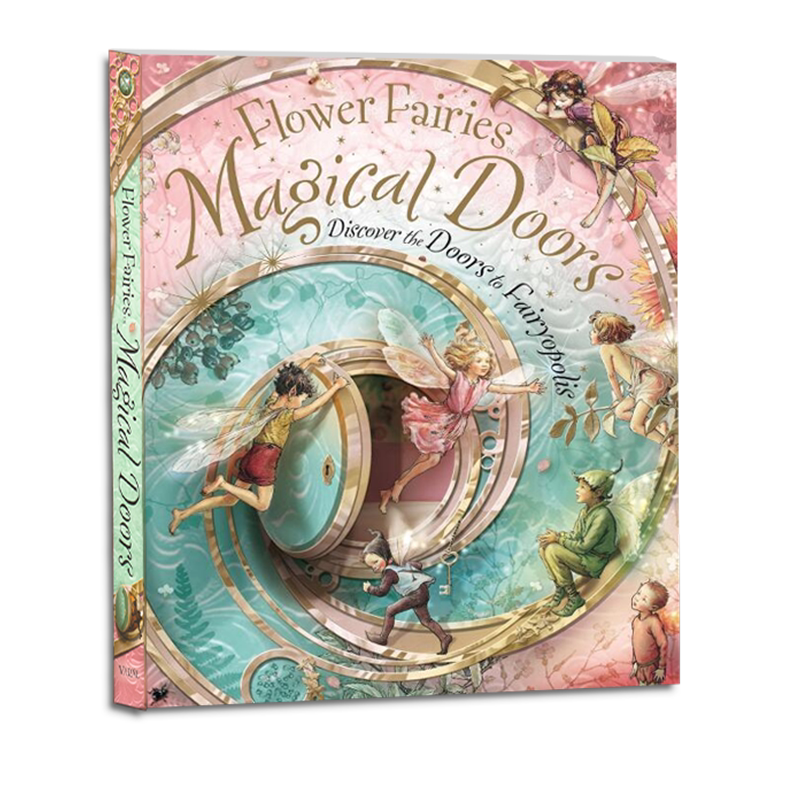英文原版儿童立体书籍 Flower Fairies Magical Doors花仙子女生童话故事3D机关书精装中古绘本进口读物小学生英语Cicely Barker