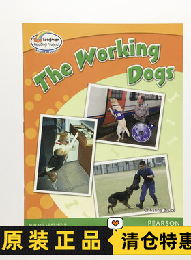 朗文Longman Reading Project Bright Readers The Working Dogs Level 2年级小学课外阅读 少儿英语分级阅读绘本