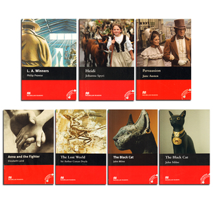 英文原版Macmillan Readers系列 The Lost World Elementary失落的世界The Black Cat黑猫Viking Tales维京故事英语分级阅读故事书
