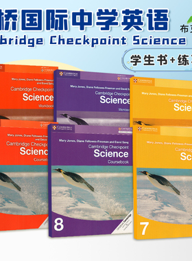 Checkpoint Science 789 级别学生套装 CIE剑桥中学科学教材主课本学生书 练习册 原版书籍剑桥大学出版社中学科学教材