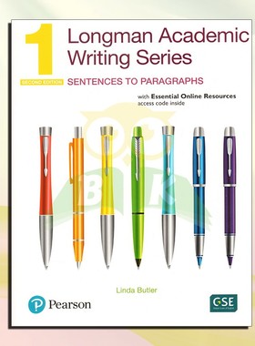 朗文学术写作系列1 从句子到段落 Longman Academic Writing Series 1 Sentences to Paragraphs 英文原版 培生写作指导书英语书籍