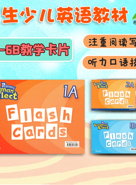 现货原版 Primary Longman Elect Flash Cards 教学大卡片123456AB 朗文培生少儿英语教材香港小学外国语英语教材一二三四五六年级