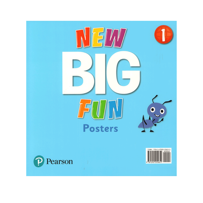 现货 new Big fun Funposter 1 2 3 级别 教学挂图 香港培生朗文幼儿英语教材 美式发音英语旗舰课程 6-12岁培生少儿英语培训教材