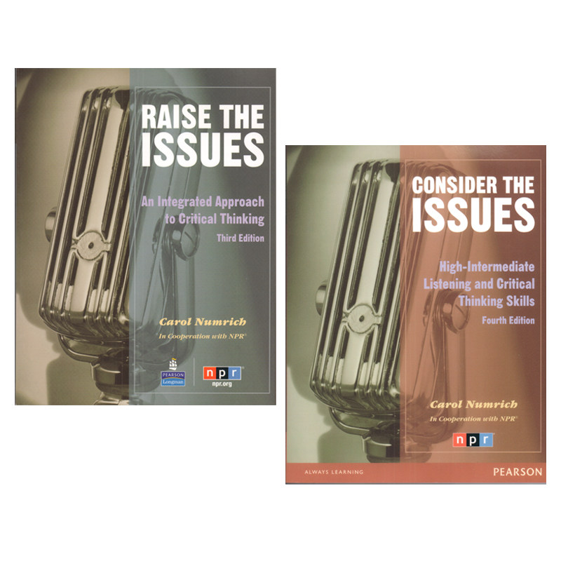 特价清仓原版进口 Raise the ISSUES 提出问题 An integrated Approach to Critical Thinking 3rd Edition 批判性思维的综合方法
