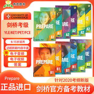 Prepare剑桥中学英语教材剑桥少儿英语考级教材 FCE备考用书 进口 Prepare 7级学生书练习册 PTE 原版 剑桥英语考试KET