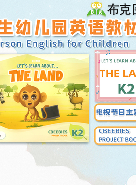 现货原版 原版培生幼儿园教材 Let's Learn About theland cbeebies project book K2 让我们了解陆地项目课本：电视节目主题