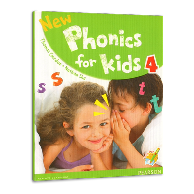 New Phonics for kids 4级别学生用书 原版培生香港朗文幼儿英语自然拼读教辅四级别2 3 4 5 6岁儿童启蒙幼儿小班教辅可搭配点读笔