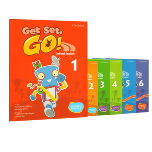 原版牛津幼儿英语教材get set go 1 2 3 4 5 6级别 学生课本 练习册 3-6岁幼儿启蒙英语 幼儿园小班中班大班英文书 支持牛津点读笔