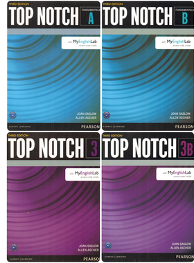 培生原版顶级英语教材 3rd Edtion  Top Notch with My English 分级学生用书/教师书