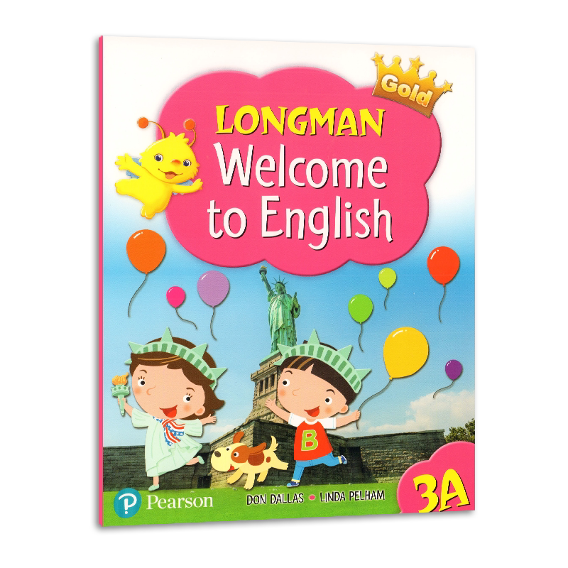 Longman Welcome to English 3A学生课本Gold新版香港朗文少儿英语教材学生书三年级上学期朗文少儿英语教材外国语学校教材