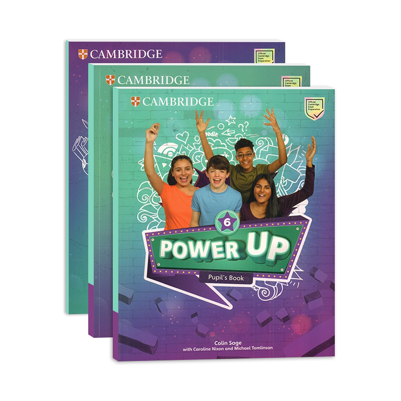 原版剑桥少儿英语Power Up 6级别学生套装 剑桥少儿英语教材 主课本练习册 剑桥小学英语学生用书YLE官方等级PET/KET备考考试书籍