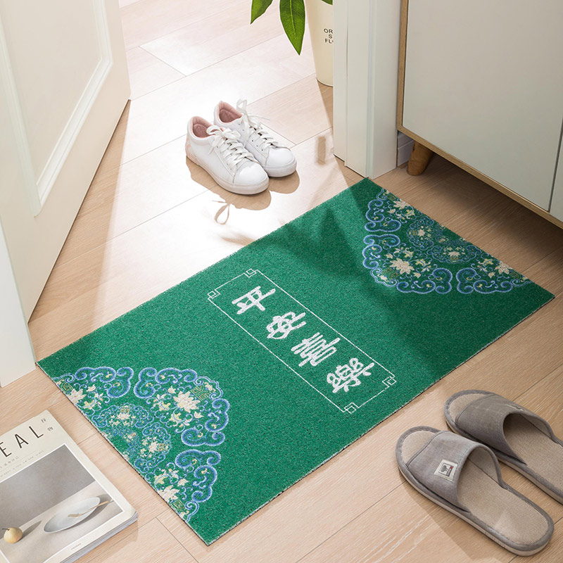 丝圈防滑入户进门PVC地垫可裁剪