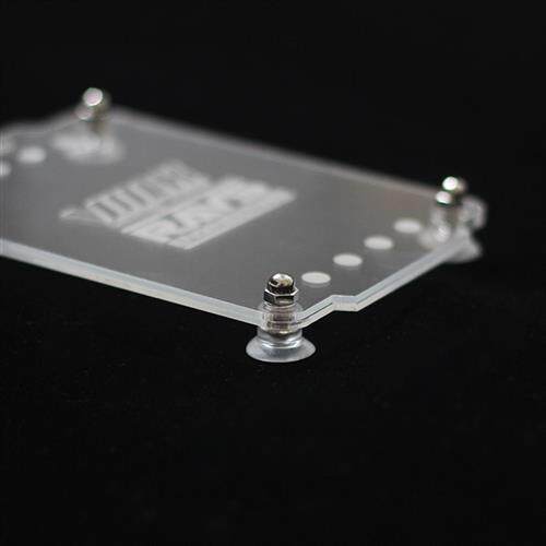 汽车年检车标贴架RAYS内饰品保险支架装饰前挡玻璃吸盘式静电贴袋