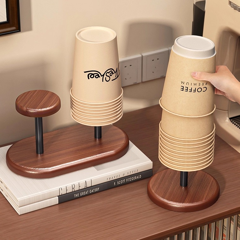 一次性杯子置物架取杯器纸杯架