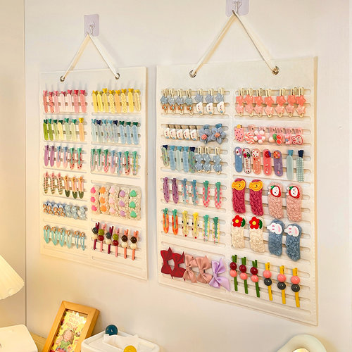 宝宝发夹收纳神器儿童头饰壁挂袋