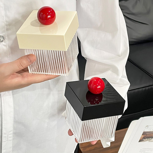 ins风法式桌面首饰盒子