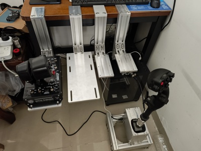 模拟飞行摇杆油门支架 型材桌面快拆 适用VKB 图马思特 翼胜 MOZA