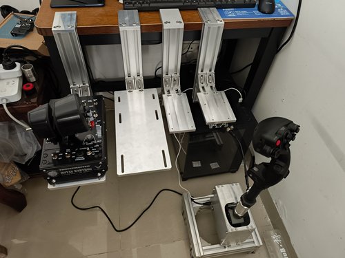 模拟飞行摇杆油门支架 型材桌面快拆 适用VKB 图马思特 翼胜 MOZA