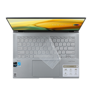 2023款华硕灵耀14旗舰版键盘膜UX3404V笔记本键盘保护膜UX3402Z保护套U4700按键防尘垫Pro14电脑钢化屏幕贴膜