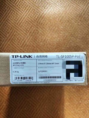 TP-LINK 5口百兆PoE供电网络交换机TL-SF100议价议价