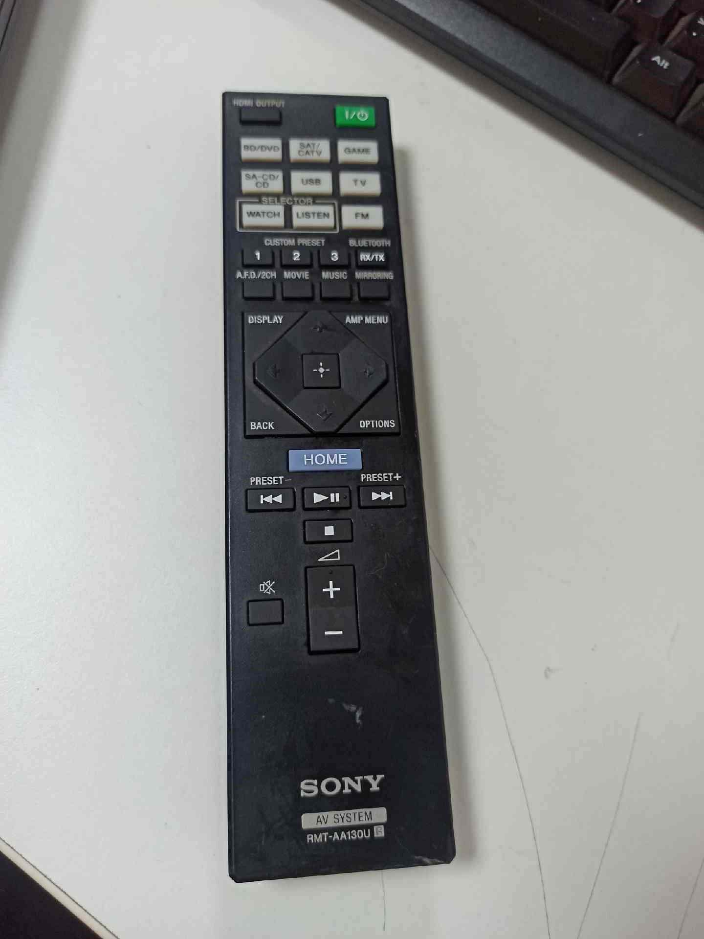 sony/索尼索尼av功放系统遥控器rmt-aa130u议价议价