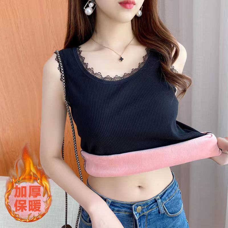 保暖背心女加绒加厚秋冬