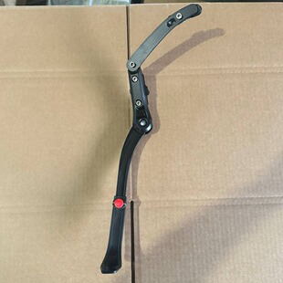 加长全铝合金通用自行车脚撑山地车车撑边撑单支撑停车架可调