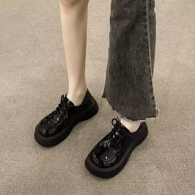 【舒适】小皮鞋女jk软底日系软皮