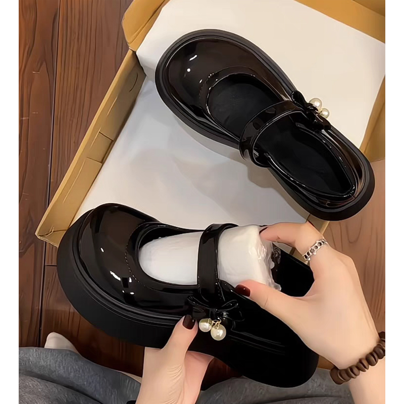【仙】厚底玛丽珍鞋女小皮鞋