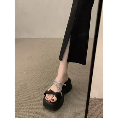 【仙】外穿厚底增高凉鞋女