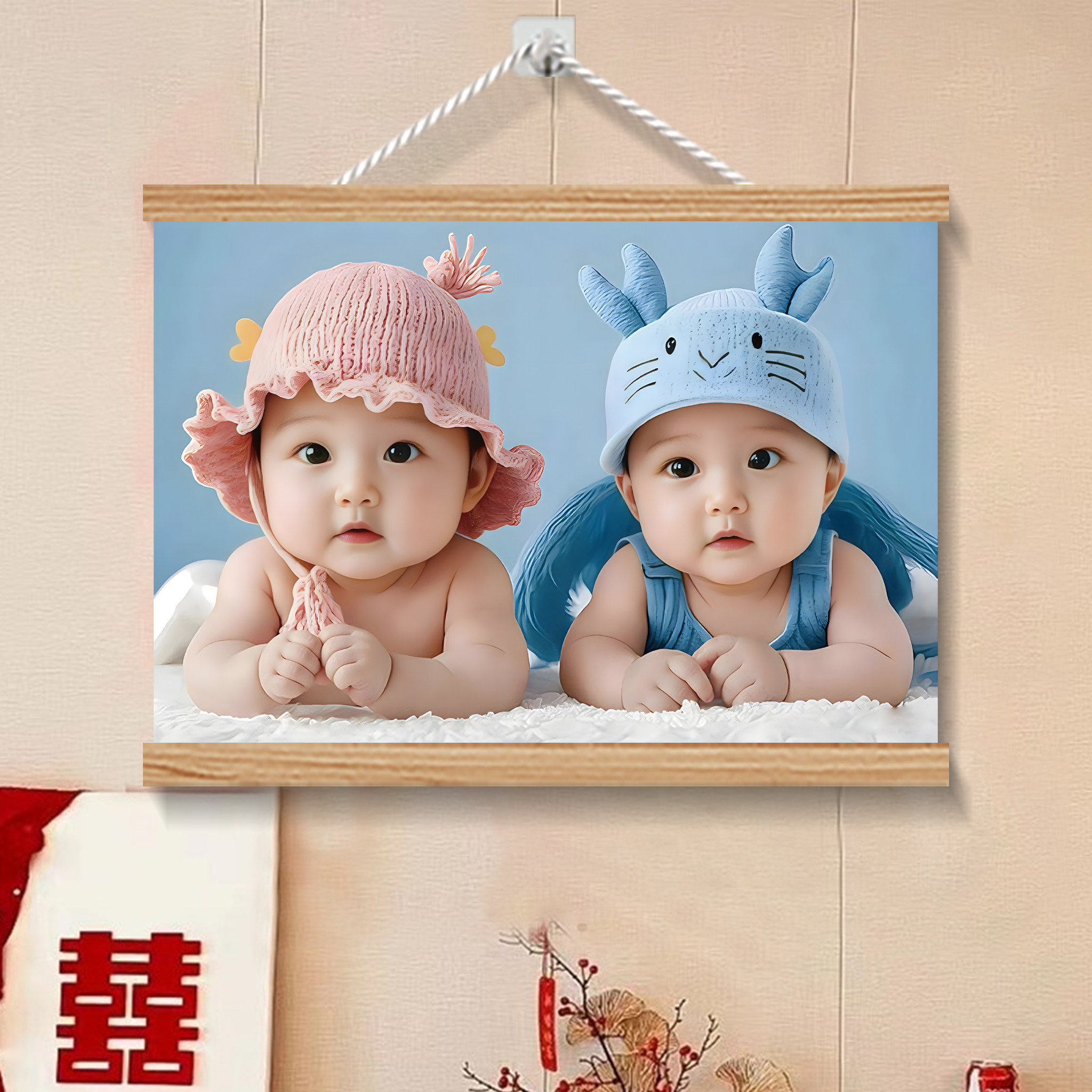 年画娃娃送子图助孕图