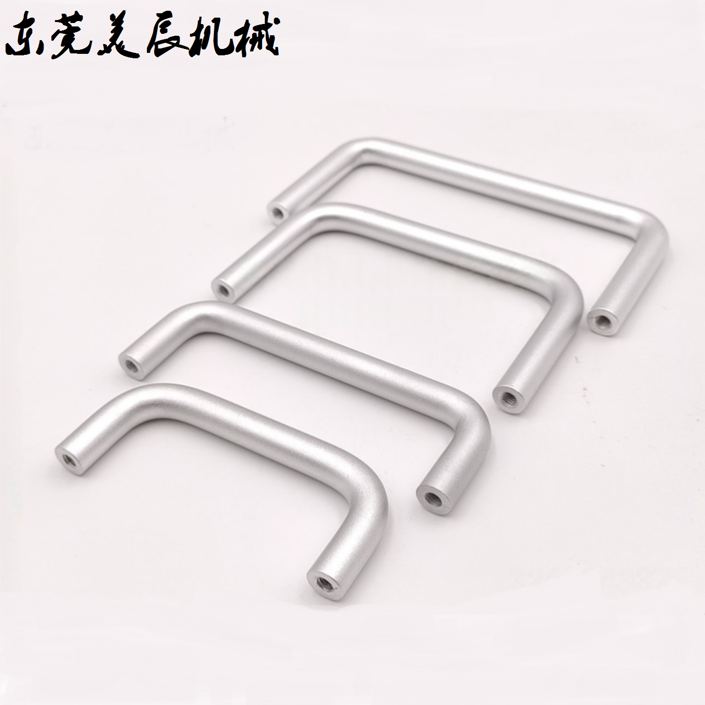 圆型拉手E-LUWANEA10/12铝合金实心机柜机箱U型工业把手E-LUWANA